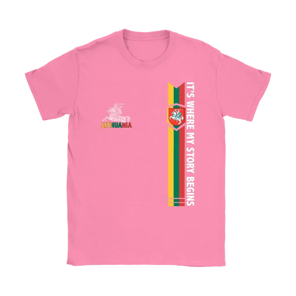 Lithuania T Shirt Lietuvos T Shirt RLT6 - Wonder Print Shop