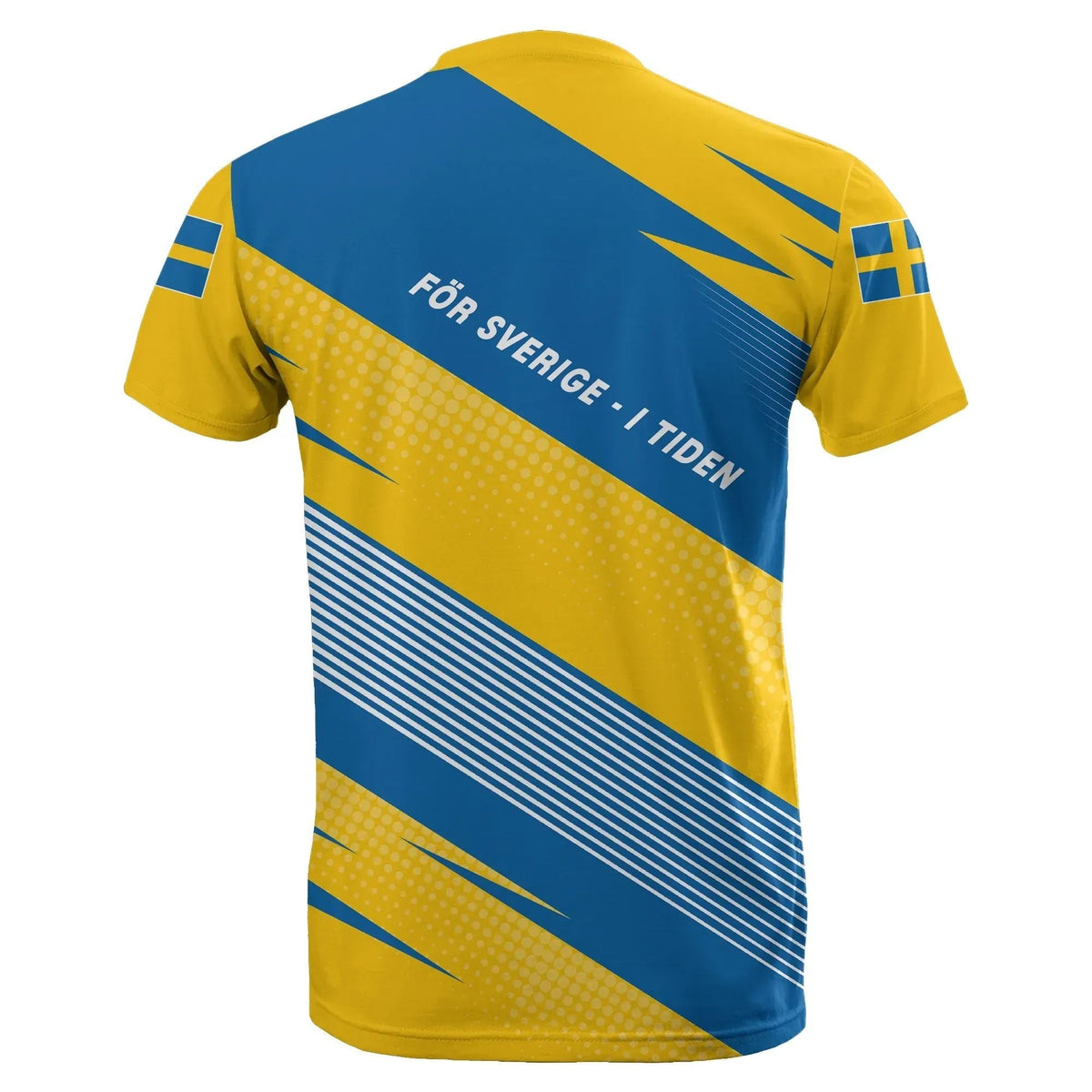 Sweden Flag T Shirt Pride Style RLT7 - Wonder Print Shop