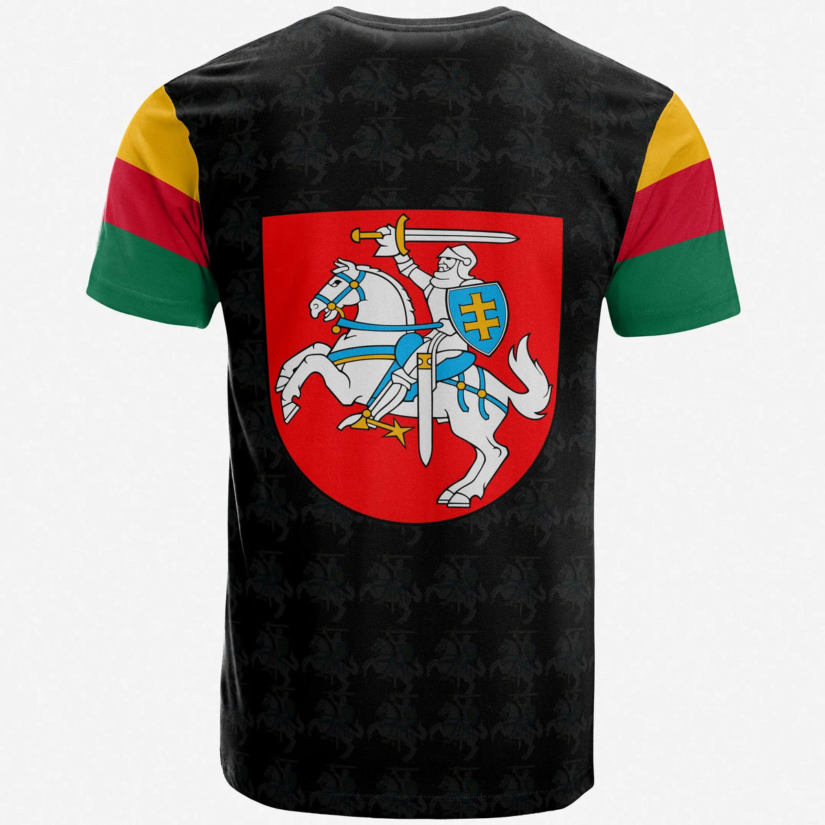 Lithuania T Shirt Lithuanian Flag Map RLT6 - Wonder Print Shop