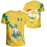 Saint Vincent and the Grenadines Christmas Coat Of Arms T Shirt X Style RLT13 - Wonder Print Shop