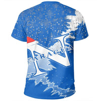 Nicaragua Christmas Coat Of Arms T Shirt X Style RLT8 - Wonder Print Shop