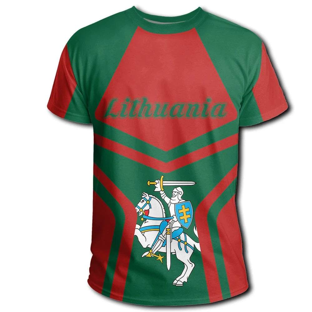 Lithuania Coat Of Arms T Shirt My Style5 RLT6 - Wonder Print Shop