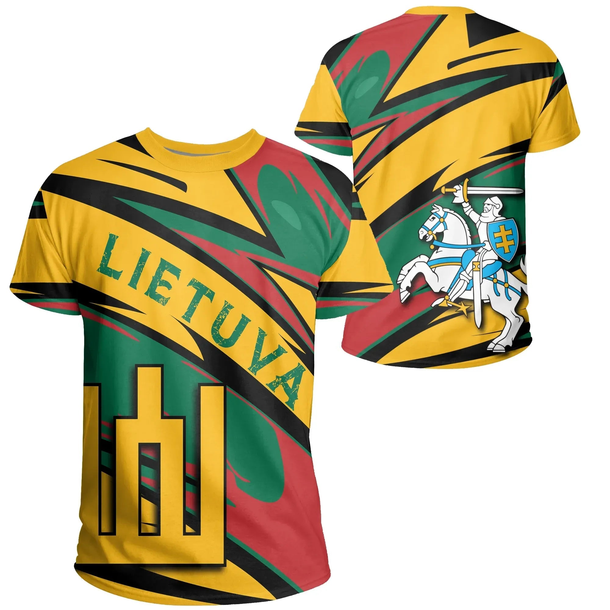 Lithuania Knight Forces T Shirt Lode Style RLT6 - Wonder Print Shop