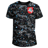 Lithuania T Shirt Space Camo RLT6 - Wonder Print Shop