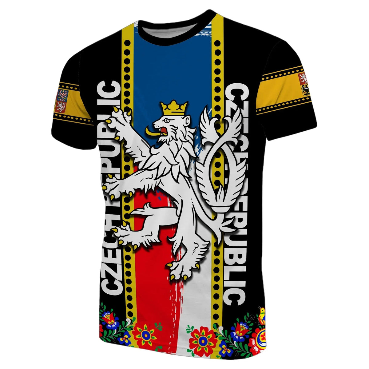 Czech Republic T Shirt Folk Style RLT13 - Wonder Print Shop