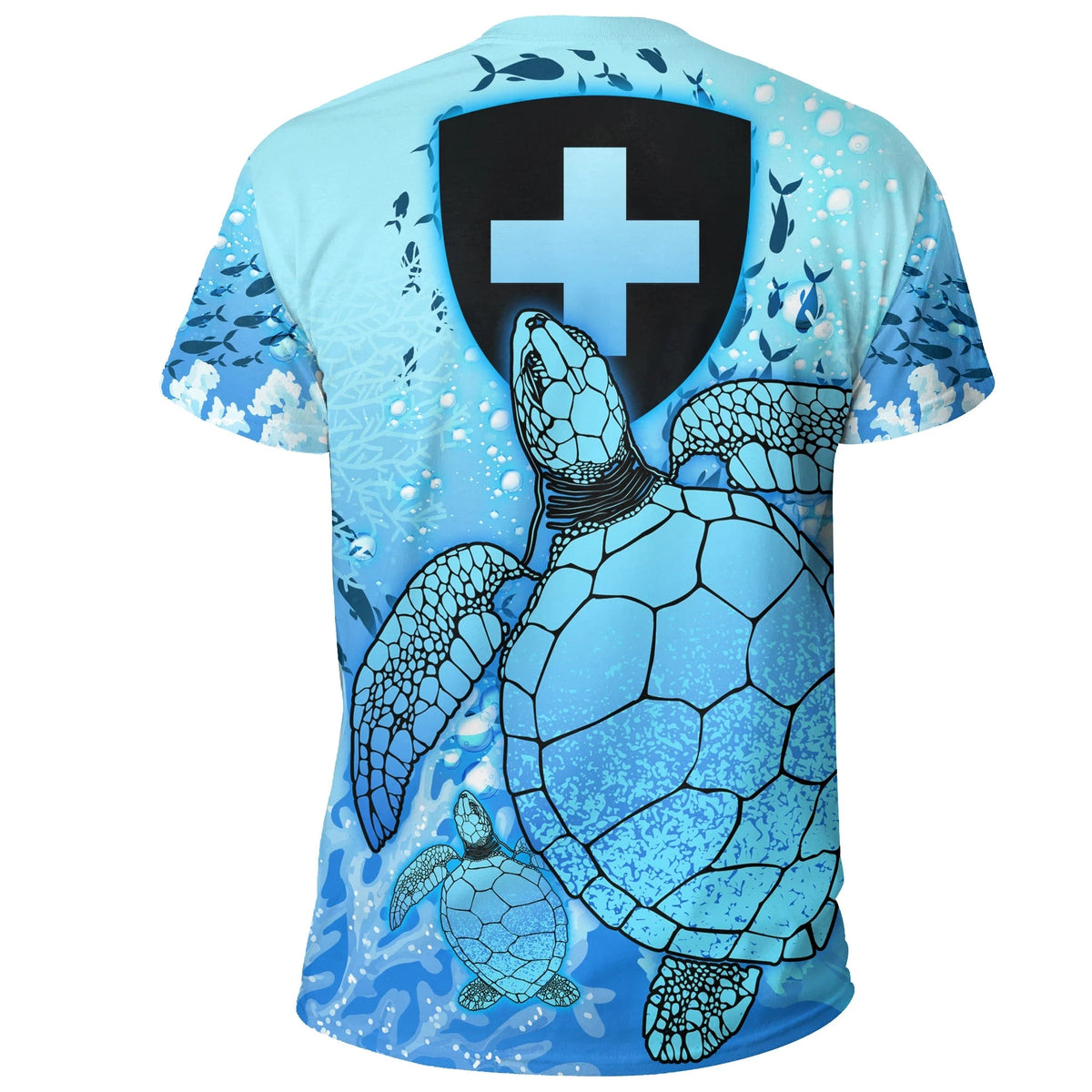 Switzerland T Shirt Ocean Life RLT13 - Wonder Print Shop