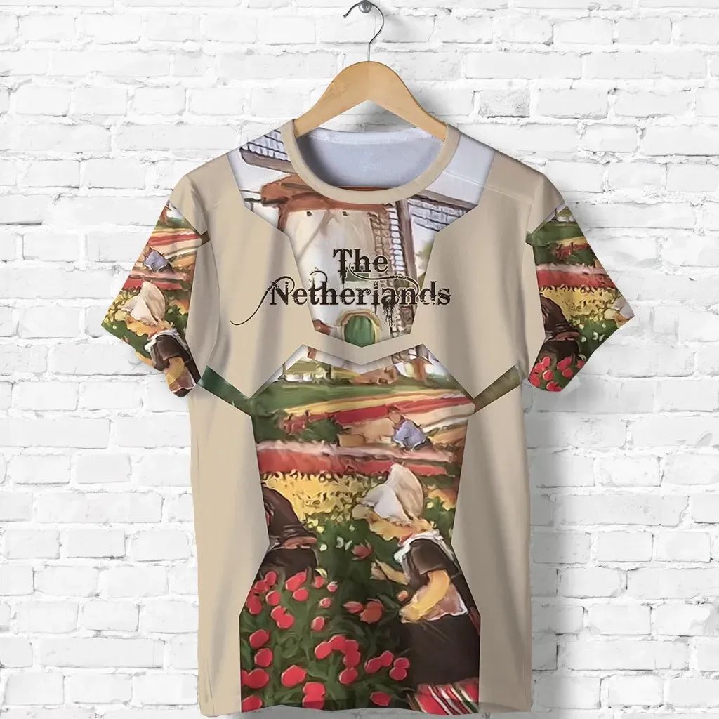 Netherlands T Shirt, Countryside Life Shirt RLT7 - Wonder Print Shop