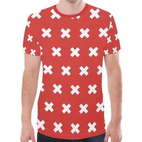 Switzerland T Shirt Switzerland Flag RLT13 - Wonder Print Shop