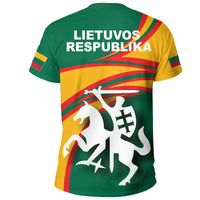 Lithuania T Shirt N Flag RLT6 - Wonder Print Shop