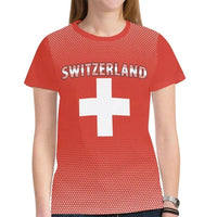 Switzerland Flag T Shirt RLT13 - Wonder Print Shop