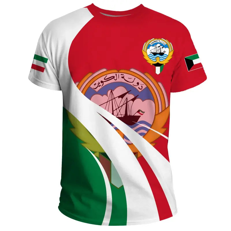 Kuwait T Shirt Flag Original Basic RLT8 - Wonder Print Shop
