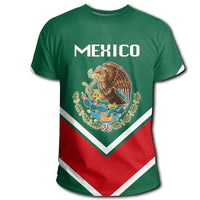 Mexico T Shirt Coat Of Arms Lucian Style RLT13 - Wonder Print Shop