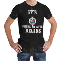 Panama T Shirt It's Where My Story Begins RLT13 - Wonder Print Shop
