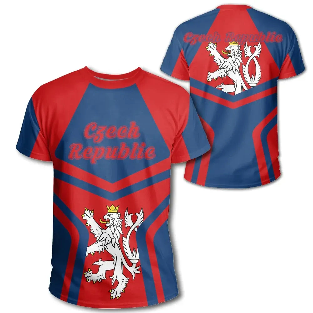 Czech Republic Coat Of Arms T Shirt My Style RLT13 - Wonder Print Shop