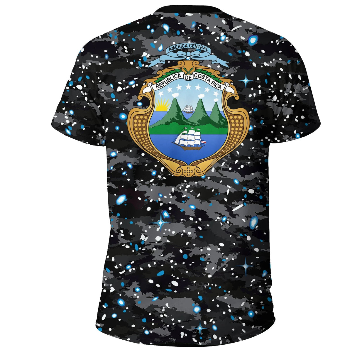 Costa Rica T Shirt Space Camo RLT13 - Wonder Print Shop