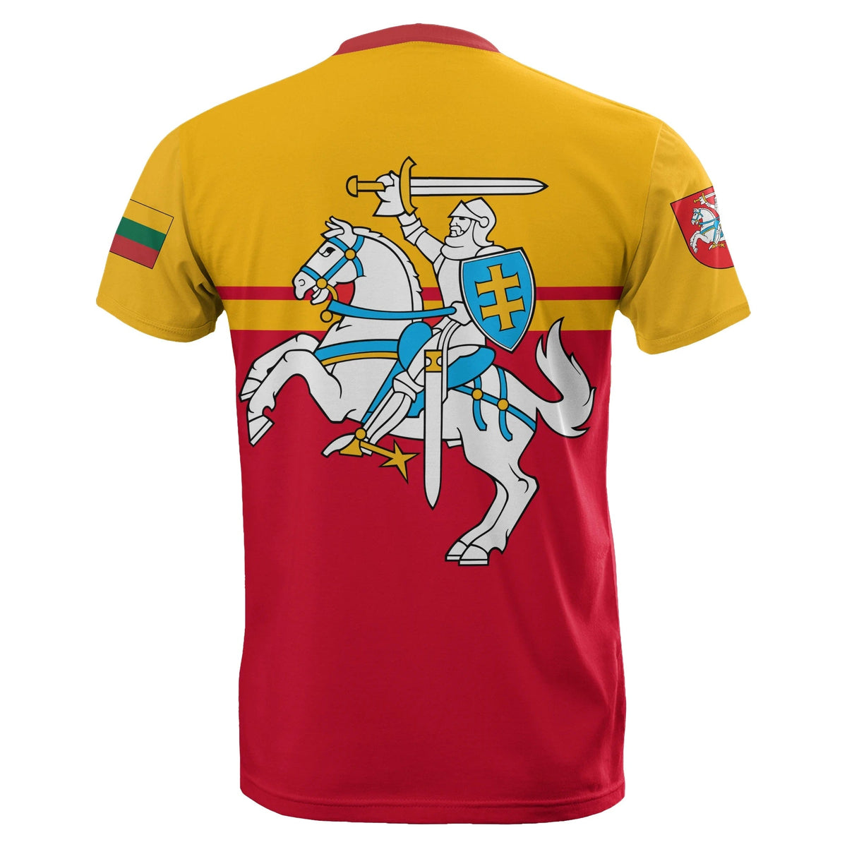 Lithuania T Shirt Horizontal Version RLT6 - Wonder Print Shop