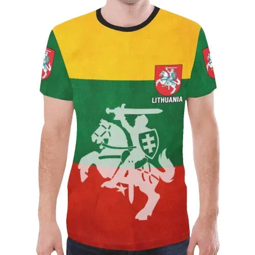 Lithuania T Shirt Lietuvos T Shirt RLT6 - Wonder Print Shop