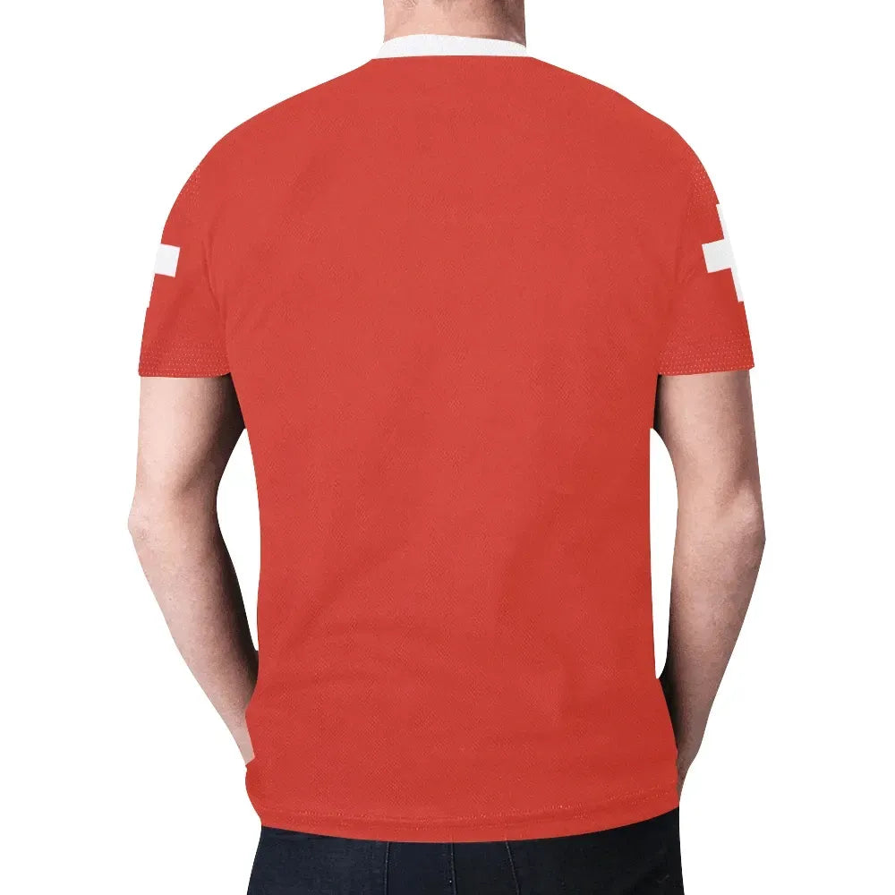 Switzerland T Shirt Swiss Flag T Shirt RLT13 - Wonder Print Shop