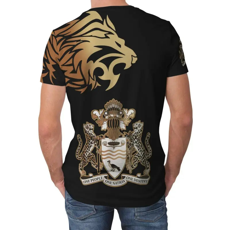 Guyana T Shirts Lion Style RLT8 - Wonder Print Shop
