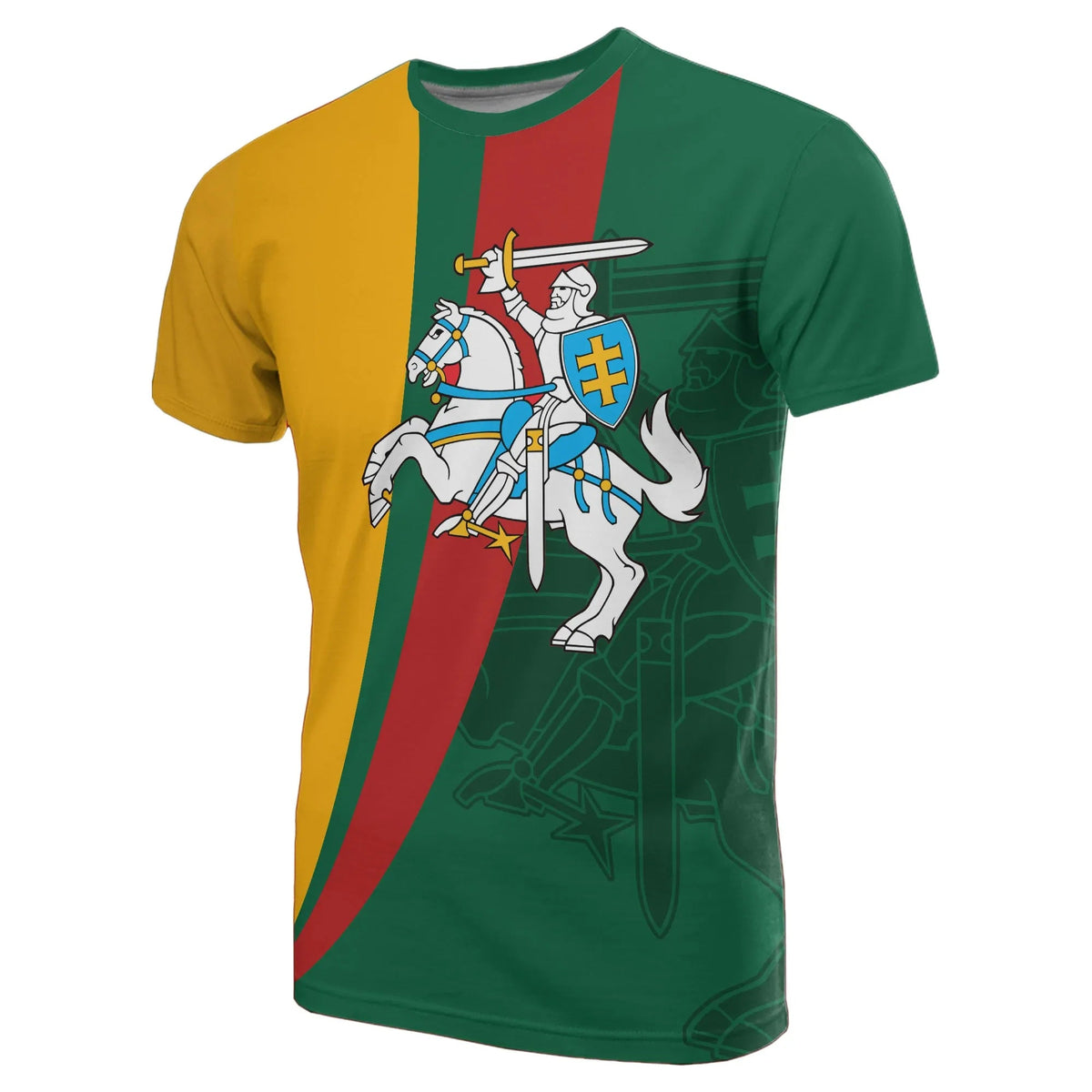 Lithuania T Shirt Bend Style RLT6 - Wonder Print Shop