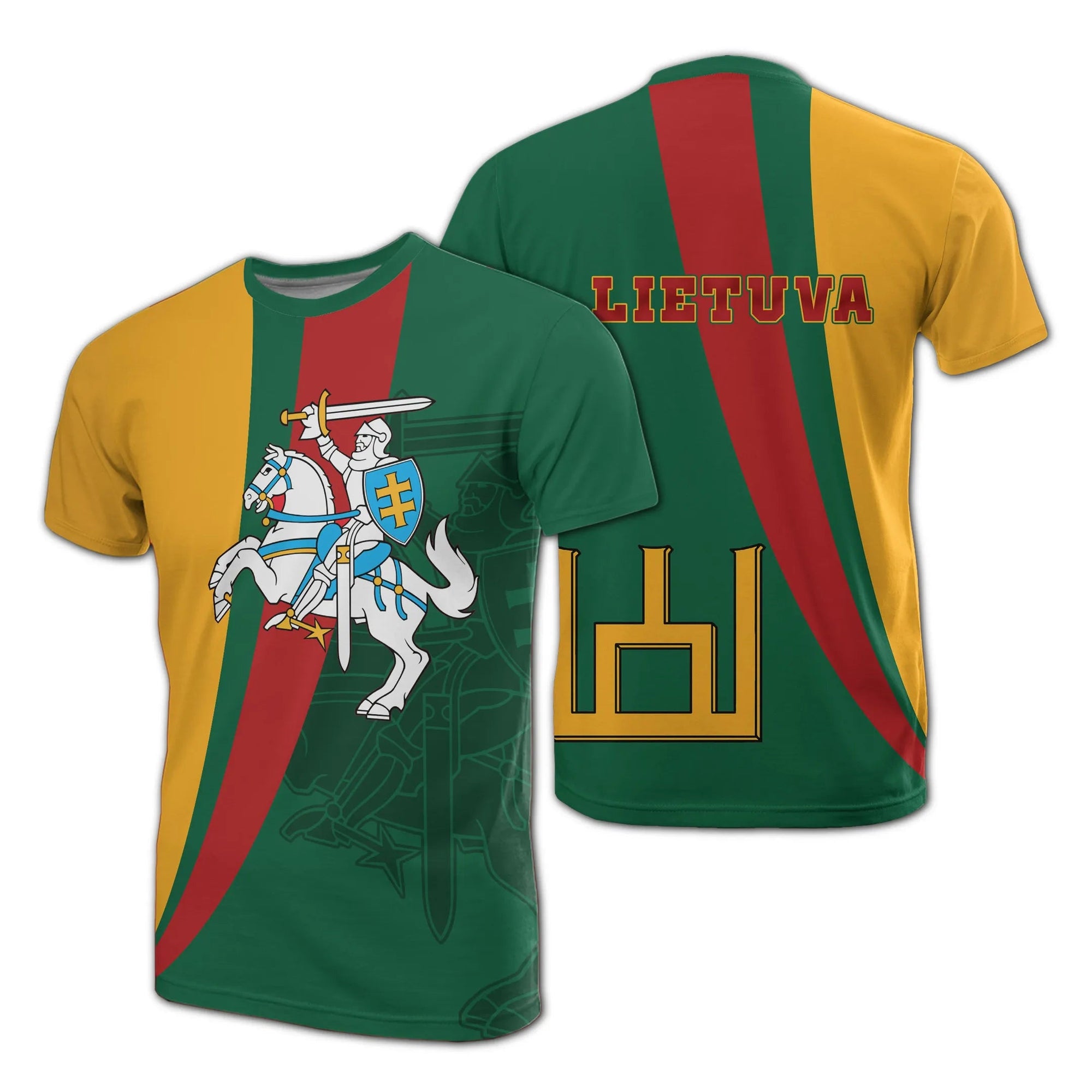 Lithuania T Shirt Bend Style RLT6 - Wonder Print Shop