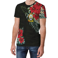 Honduras T Shirt Hibiscus RLT8 - Wonder Print Shop