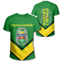 French Guiana Coat Of Arms T Shirt Lucian Style RLT8 - Wonder Print Shop