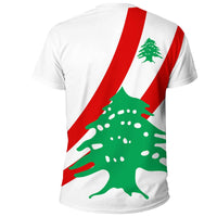 Lebanon Special Flag T Shirt RLT6 - Wonder Print Shop