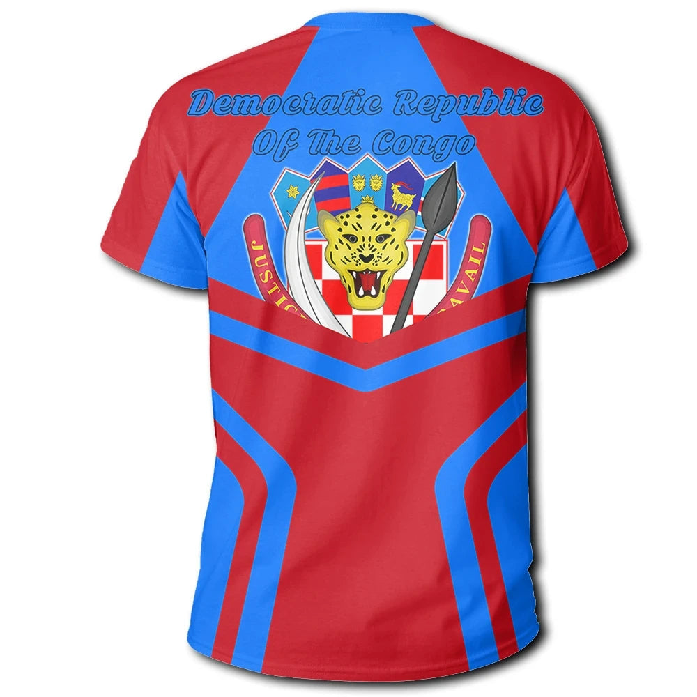 Democratic Republic Of The Congo Coat Of Arms T Shirt My Style RLT13 - Wonder Print Shop