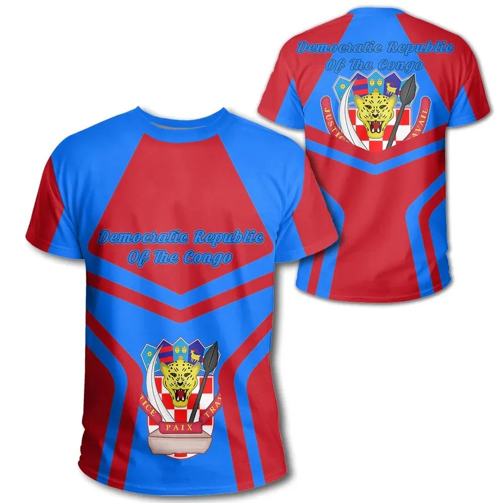 Democratic Republic Of The Congo Coat Of Arms T Shirt My Style RLT13 - Wonder Print Shop
