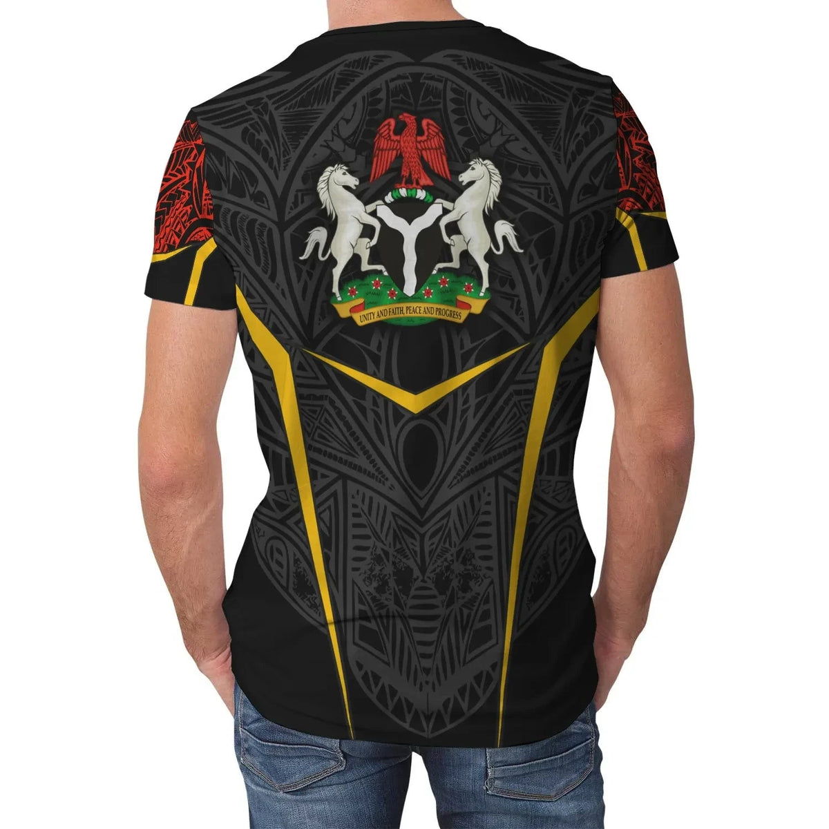 Nigeria Unisex T Shirt Tribal Style RLT8 - Wonder Print Shop