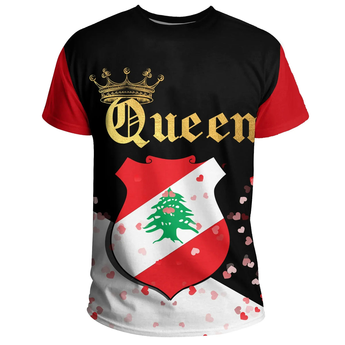Lebanon T Shirt Queen Valentine Couple RLT6 - Wonder Print Shop