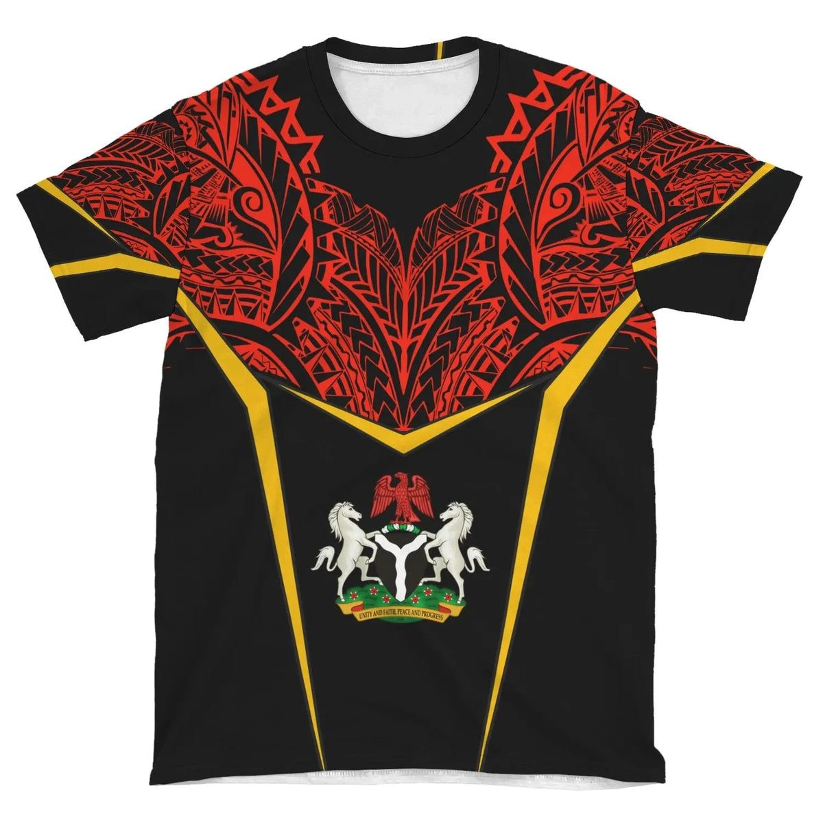Nigeria Unisex T Shirt Tribal Style RLT8 - Wonder Print Shop