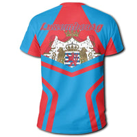 Luxembourg Coat Of Arms T Shirt My Style5 RLT6 - Wonder Print Shop