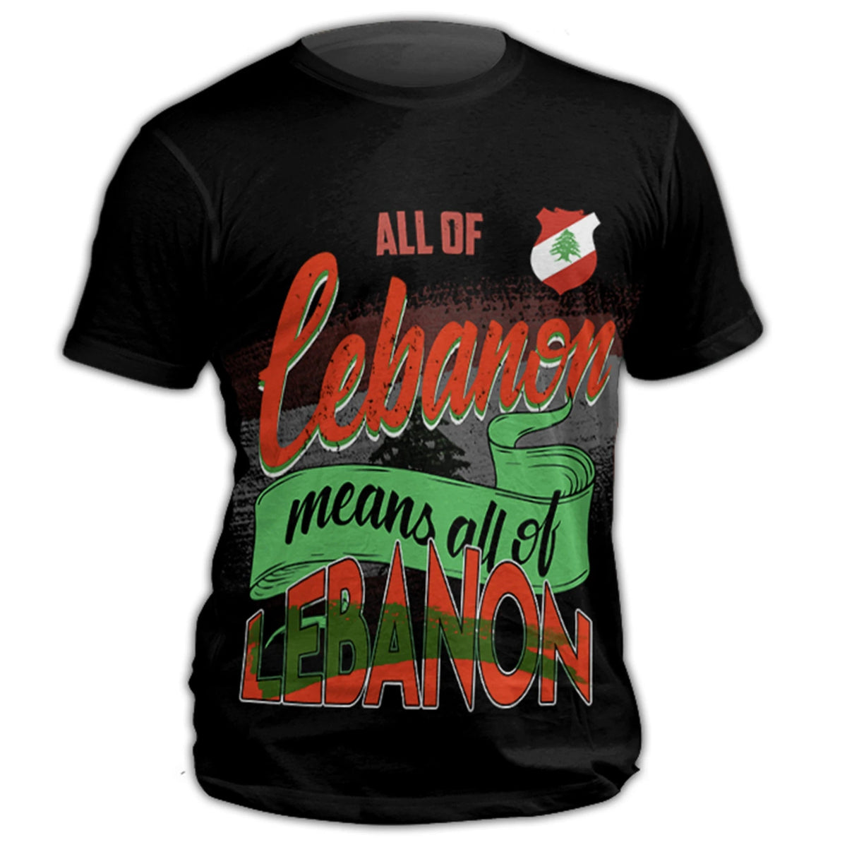 Lebanon T Shirt All Of Lebanon RLT6 - Wonder Print Shop