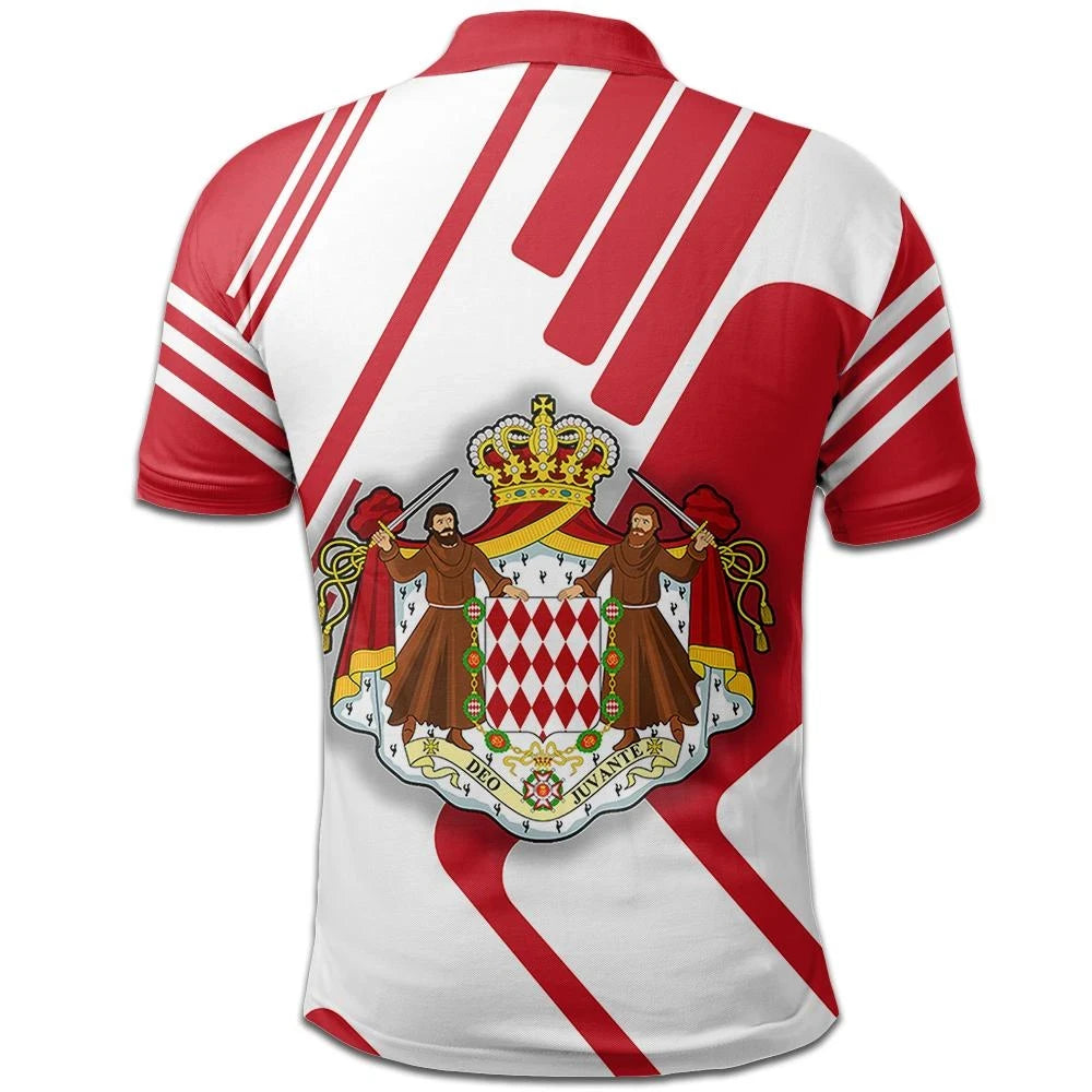 Monaco Coat Of Arms T Shirt Rockie RLT6 - Wonder Print Shop