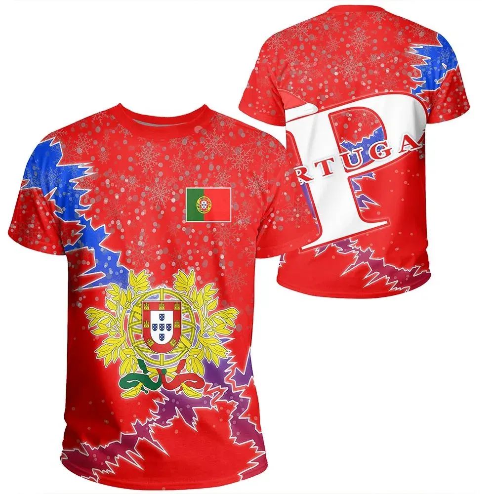 Portugal Christmas Coat Of Arms T Shirt X Style RLT7 - Wonder Print Shop