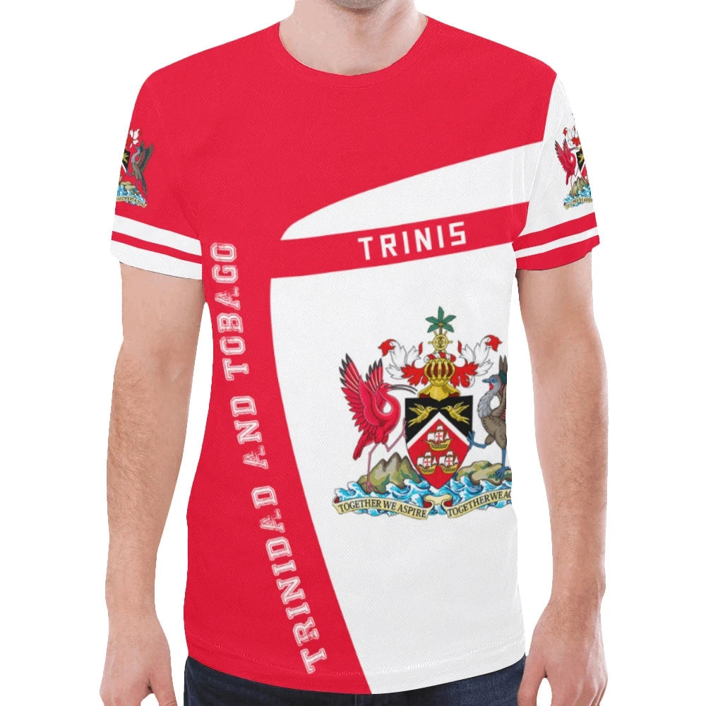 Trinidad and Tobago Sport T Shirt Premium Style RLT6 - Wonder Print Shop