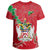 Saint Kitts and Nevis Christmas Coat Of Arms T Shirt X Style8 RLT6 - Wonder Print Shop