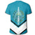 Uzbekistan Coat Of Arms T Shirt Lucian Style RLT12 - Wonder Print Shop