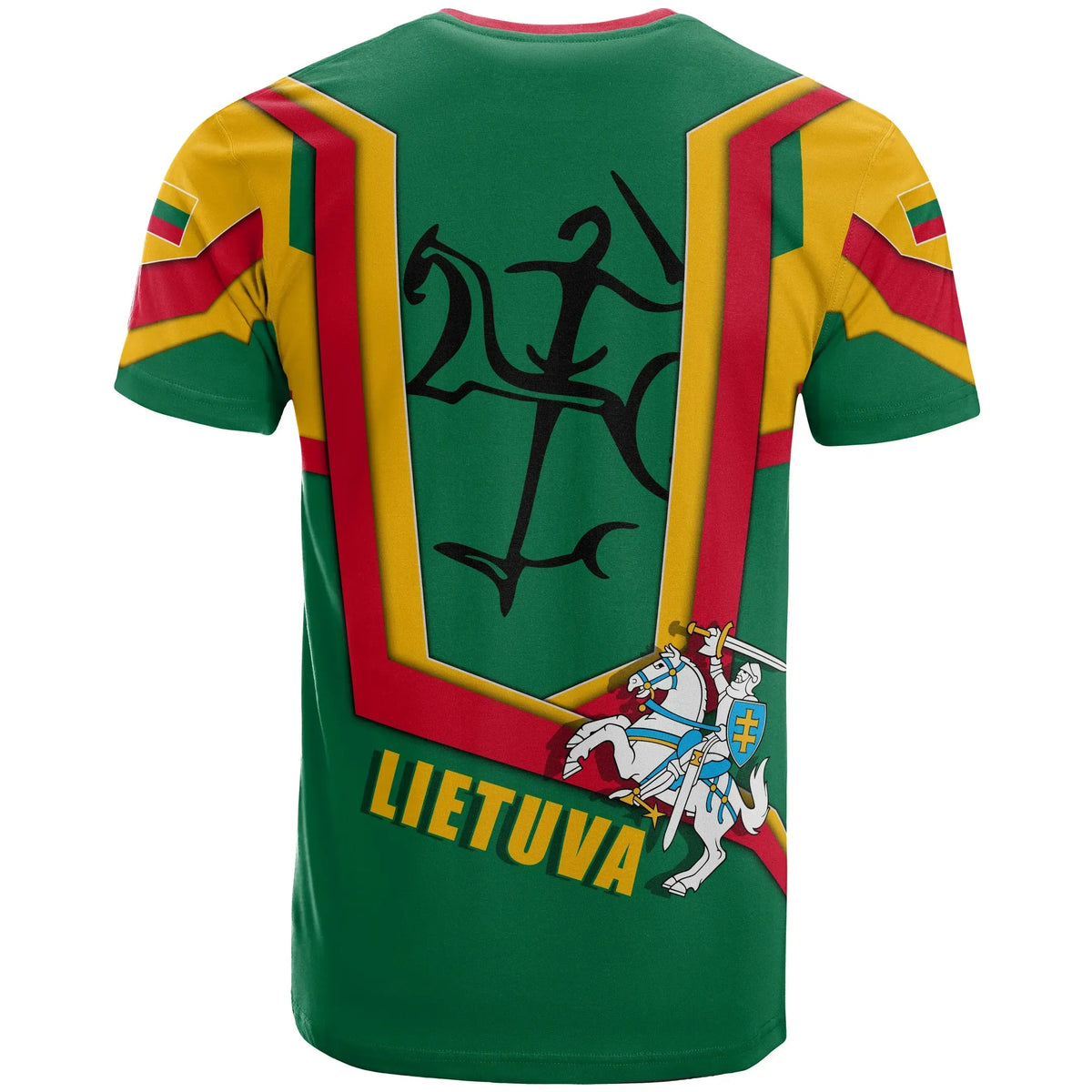 Lithuania T Shirt Lietuva Flag Armor11 RLT6 - Wonder Print Shop