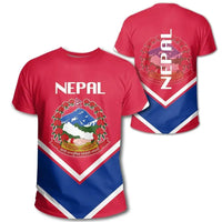 Nepal Coat Of Arms T Shirt Lucian Style RLT7 - Wonder Print Shop