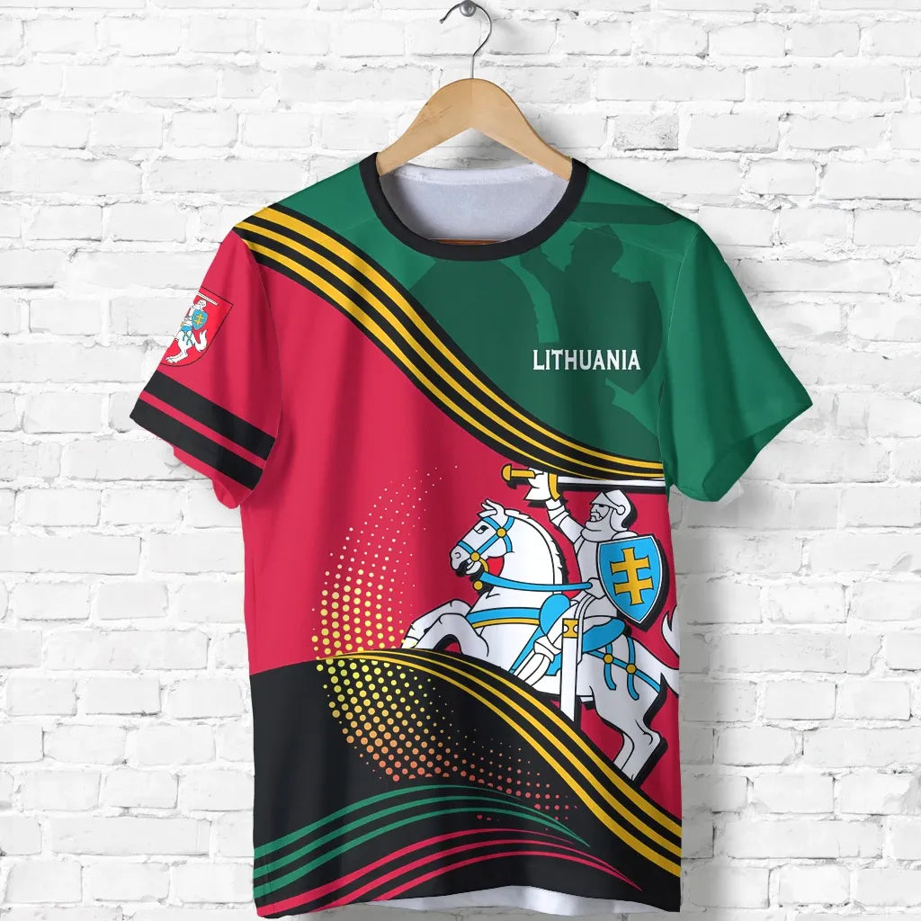 Lithuania T Shirt Fall In The Wave RLT6 - Wonder Print Shop
