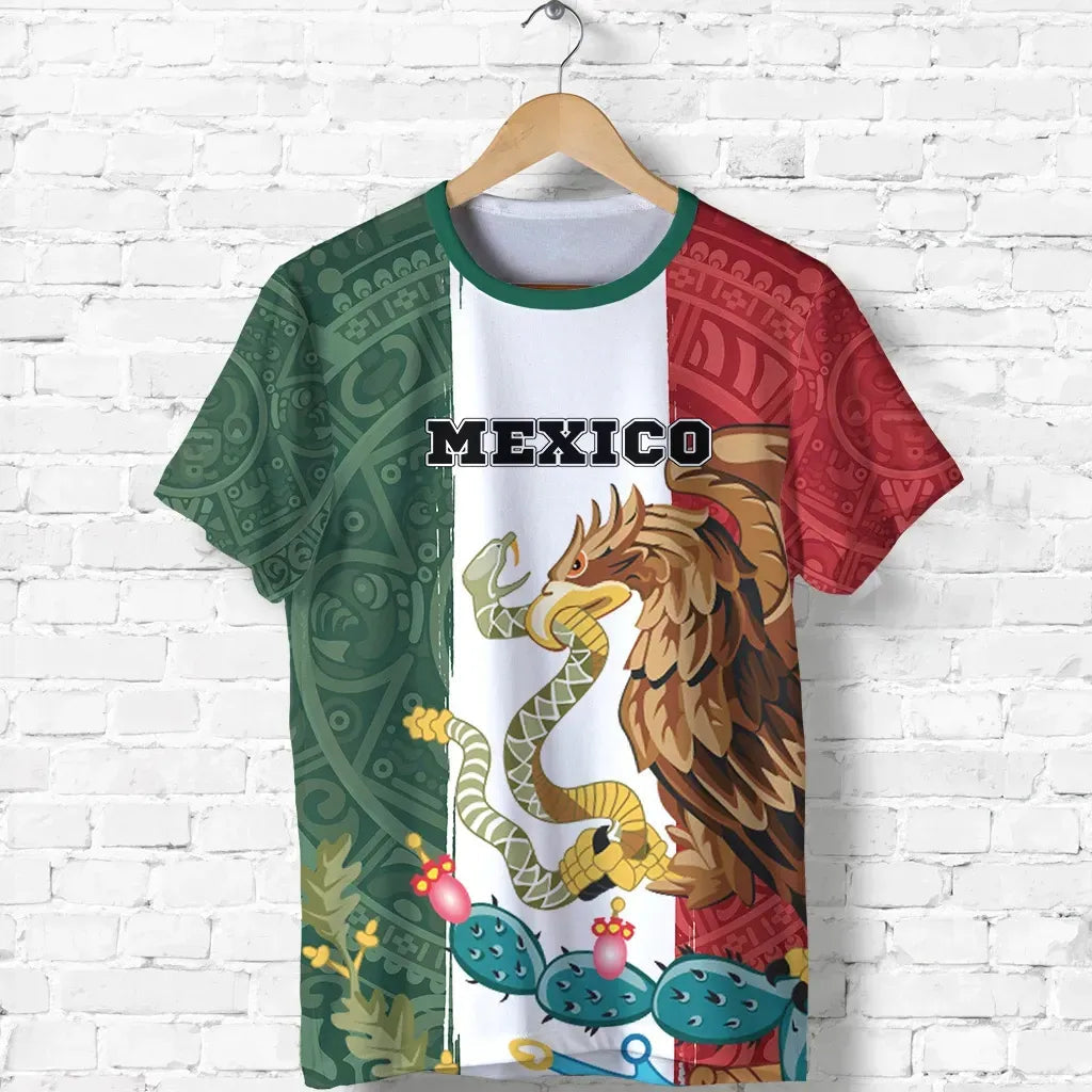 Mexico T Shirt, Mexican Aztec Shirt RLT13 - Wonder Print Shop