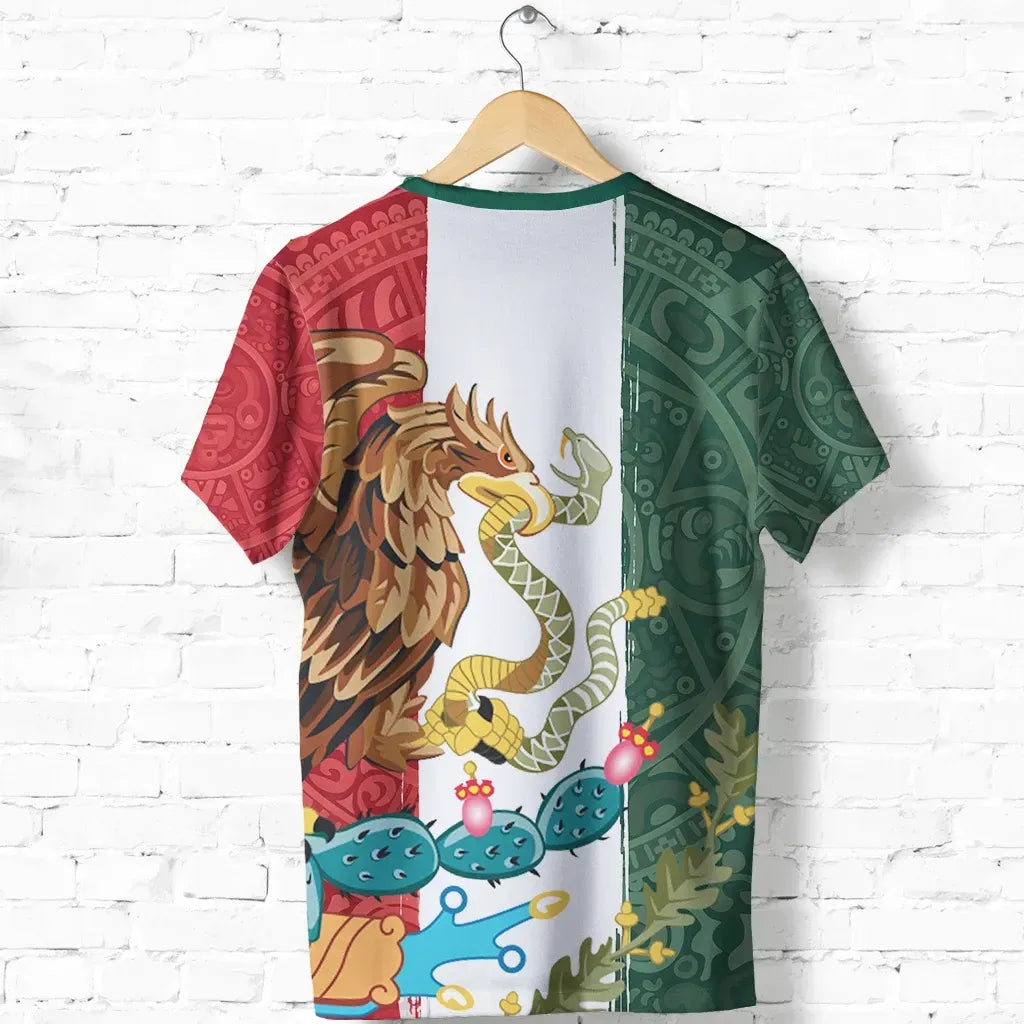 Mexico T Shirt, Mexican Aztec Shirt RLT13 - Wonder Print Shop