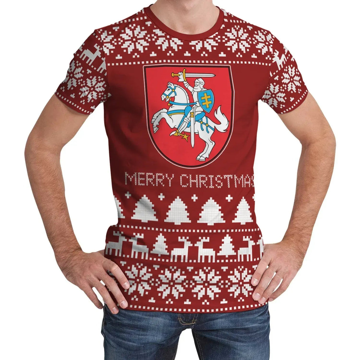Lithuania Christmas T Shirt Womens/Mens RLT6 - Wonder Print Shop