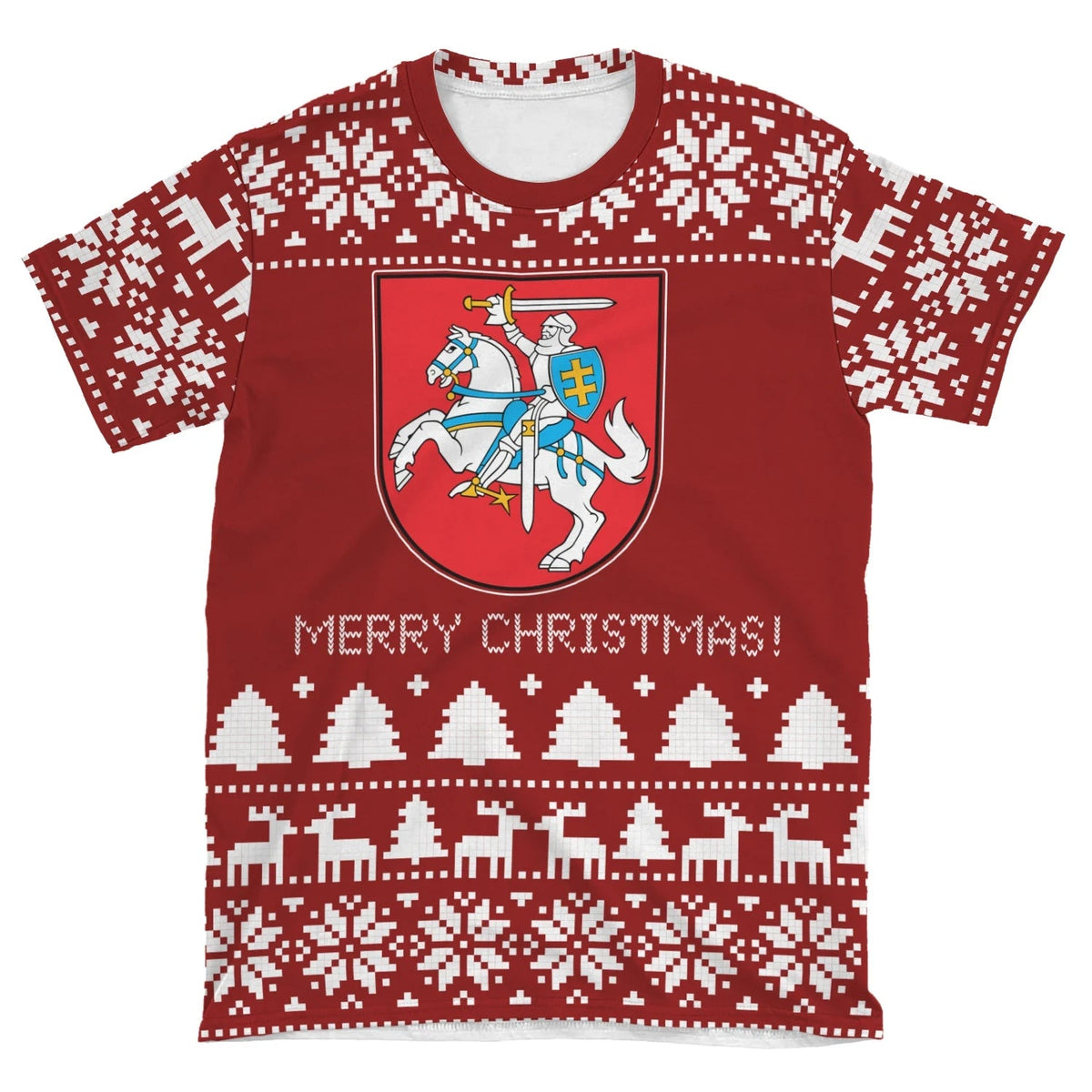 Lithuania Christmas T Shirt Womens/Mens RLT6 - Wonder Print Shop