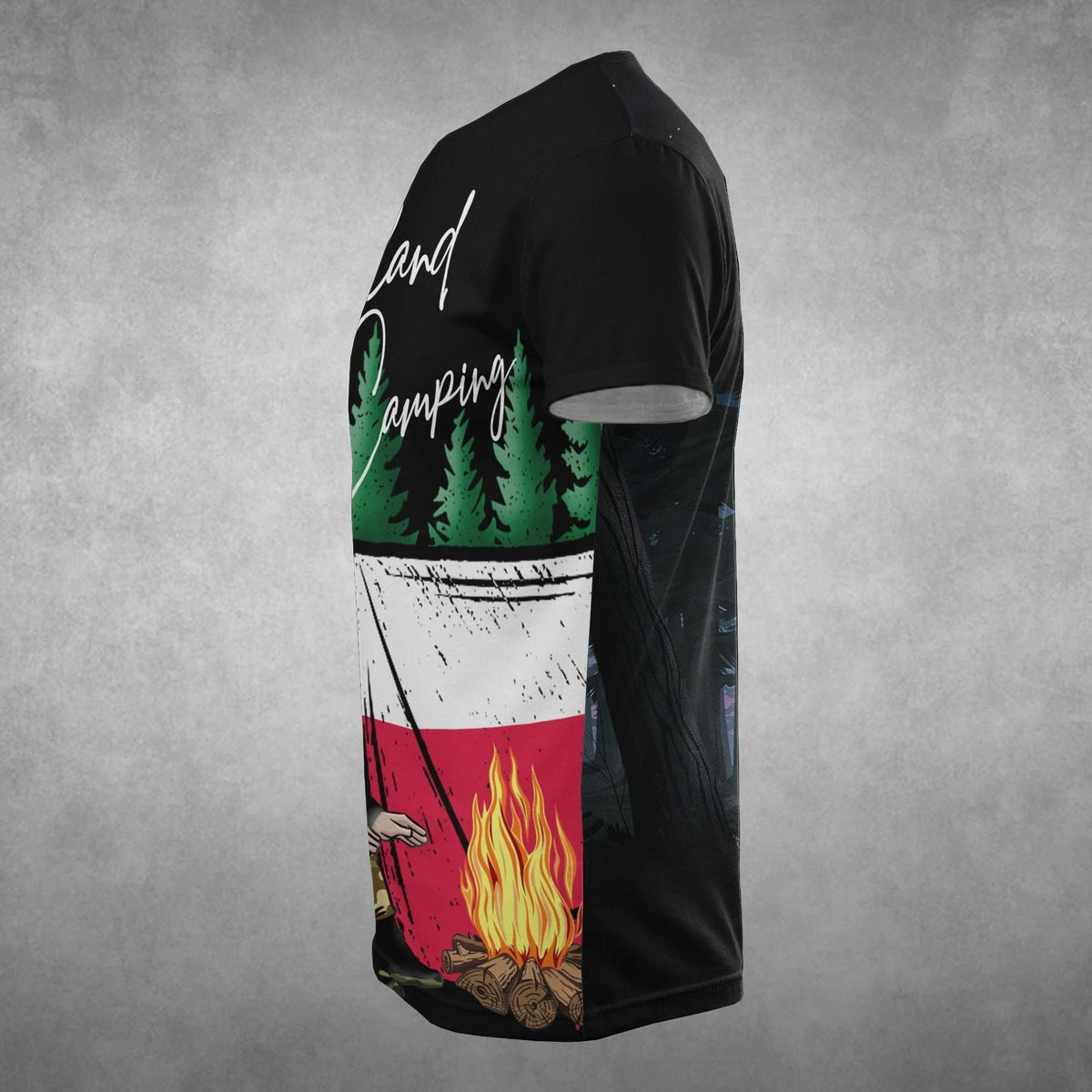 Poland Camping T Shirt RLT7 - Wonder Print Shop