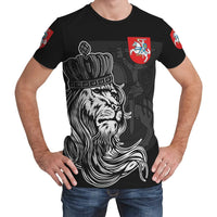 Lithuania T Shirt Lion with Crown Womens/Mens RLT6 - Wonder Print Shop