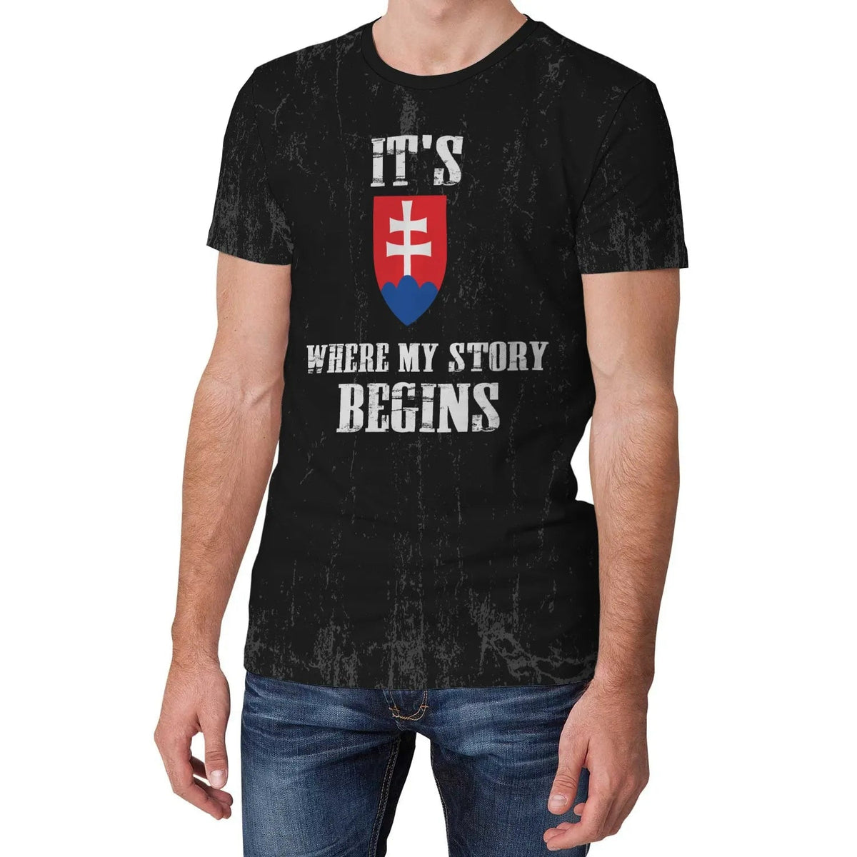 Slovakia T Shirt It's Where My Story Begins RLT13 - Wonder Print Shop